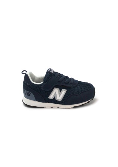 1 - NEW BALANCE NW515 NVY blu scarpe bambino laccio elastico strappi sneakers
