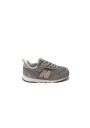 1 - NEW BALANCE NW515 PNK grigio rosa scarpe bambina laccio elastico strappi sneakers