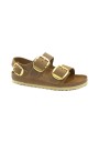 1 - BIRKENSTOCK MILANO BIG BUCKLE 1024067 cognac marrone sandali donna fibbie