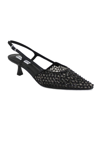 1 - STEVE MADDEN LEGACI scarpe donna decolletè cinturino punta strass tacco
