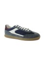 1 - FRAU 22D1 blu scarpe uomo sneakers lacci pelle camoscio