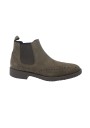 1 - ANTICA CUOIERIA 20614 VELOUR tartufo marrone scarpe uomo stivaletto beatles