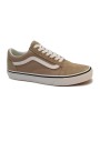 1 - VANS OLD SKOOL 6WE2V1 warm taupe beige scarpe donna unisex sneakers lacci tessuto
