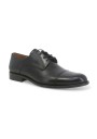 1 - MELLUSO U90602W nero scarpe uomo elegante pelle liscia lacci