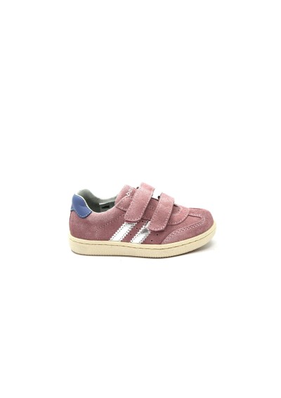 1 - BALOCCHI 153508 RAMBLA 23/24 rosa scarpe pelle bambina sneaker strappi