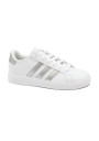1 - ADIDAS GRAND COURT 2.0 K GW6506 bianco argento scarpe bambino unisex sneakers lacci