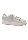 1 - BLAUER BUCK01 white bianco scarpe uomo sneakers pelle lacci