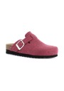 1 - GRUNLAND HOLA CB2241 magenta ciabatte pantofole donna feltro fibbia re-soft