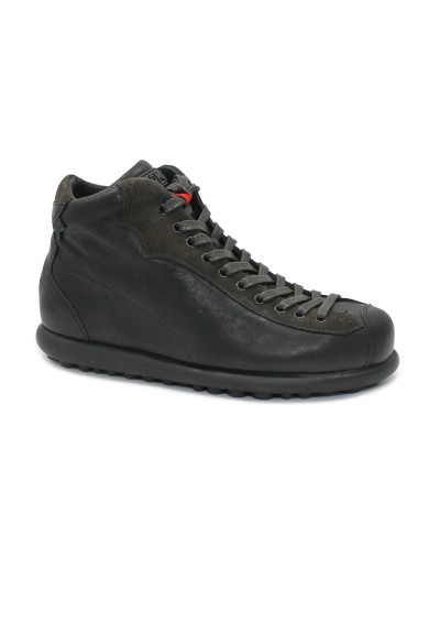 1 - CAMPER 33766 PELOTAS ARIEL black nero scarpe uomo mid pelle lacci