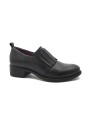1 - BUENO SHOES WZ7403 nero donna scarpa slip on tacco frangia