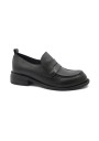 1 - BUENO SHOES WZ6804 nero donna scarpa slip on tacco college
