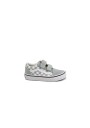 1 - VANS OLD SKOOL V CYAEPO1 color theory checkerboard azzurro verde bambino sneakers strappi scacchi
