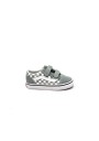 1 - VANS OLD SKOOL V RCEPO1 color theory checkerboard azzurro verde bambino sneakers strappi scacchi