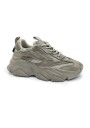 1 - STEVE MADDEN POSSESSION grigio POSS03S1 grey distr scarpe donna sneakers tessuto zeppa lacci