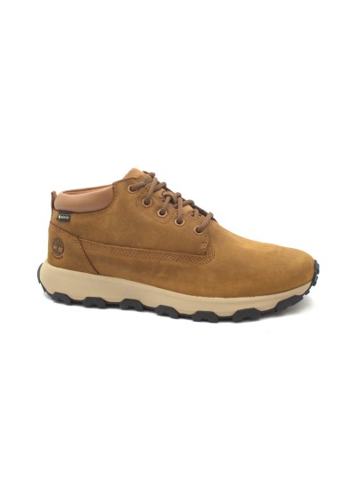1 - TIMBERLAND A5YA1 WINSOR PARK rust marrone scarpe uomo lacci pelle gore-tex scarponcino waterproof