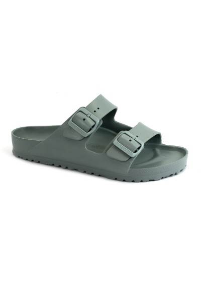 1 - BIRKENSTOCK ARIZONA EVA 1029538 pure sage salvia  ciabatte uomo fibbie gomma