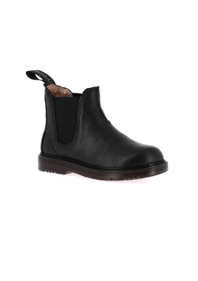 1 - GRUNLAND TABA PO1178 nero 29/34 stivaletti bambina beatles pelle