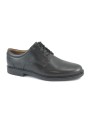 1 - CLARKS UN ALDRIC LACE black nero scarpe uomo pelle lacci