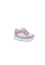 1 - FALCOTTO AMANTEA 19002 21/26 lilac white lilla scarpe bambina sneakers strappi pelle