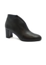 1 - MELLUSO Z420D nero scarpe donna stivaletto montante pelle tacco zip