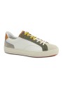 1 - AMBITIOUS 11218 1872 beige orange scarpe uomo sneakers lacci pelle