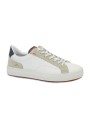 1 - AMBITIOUS 11218 3499 white navy bianco scarpe uomo sneakers lacci pelle