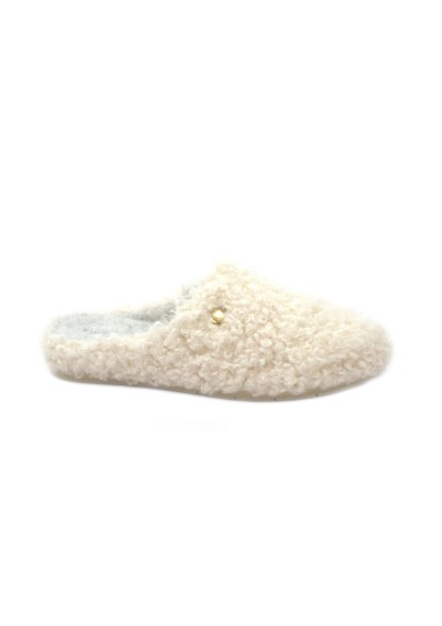 1 - GRUNLAND GAGA CI3174 panna ciabatte pantofole donna panno morbido