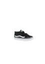 1 - VANS SK8-MID 18T6BT1 nero scarpe bambino sneakers strappi mid