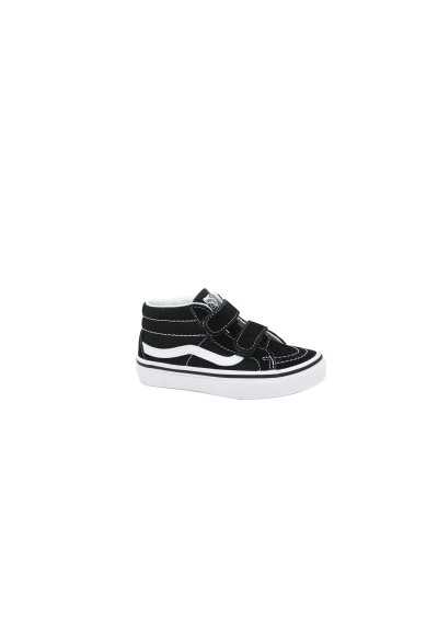 1 - VANS SK8-MID 18T6BT1 nero scarpe bambino sneakers strappi mid