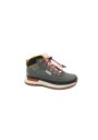 1 - TIMBERLAND A65R8 FIELD TREKKER castlerock grigio bambino sneaker mid scarponcino laccio elastico pelle nabuk