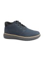 2 - TIMBERLAND HUDSON ROAD A69Q5 navy blu mid boot scarpe uomo lacci  pelle nabuck
