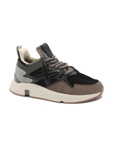1 - MUNICH 4172082 CLIK WOMEN 82 grigio marrone scarpe donna sneakers lacci