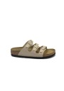 1 - BIRKENSTOCK FLORIDA 1029265 sandcastle sabbia beige ciabatte donna fibbie