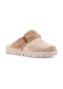 2 - GRUNLAND LOXI CI3023 beige ciabatte donna panno pelo
