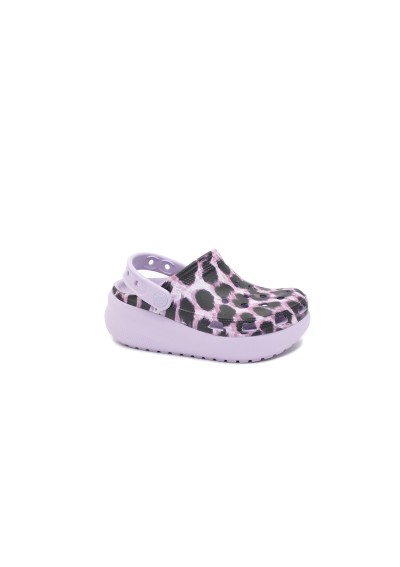 1 - CROCS ANIMAL CUTIE 207838 lilla ciabatte zoccoli bambina gomma platform