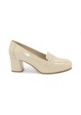 1 - CAFè NOIR XV1106 beige macassino  donna tacco pelle vernice
