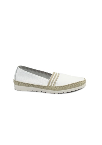 1 - VALLEVERDE 61103  bianco  scarpe donna slip on mocassino