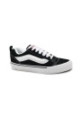 1 - VANS KNU SKOOL 9QC6BT1 black nero scarpe uomo ragazzo sneakers lacci logo