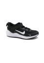 1 - NIKE FB7690 REVOLUTION 7 black white nero scarpe bambino tessuto strappo unisex