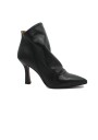 1 - ROMANO FUNNY NERO nero stivaletti donna nappa pelle tacco zip