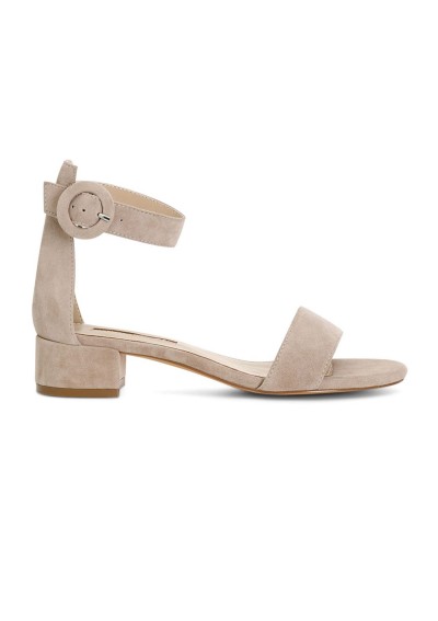 1 - CAFè NOIR XV6114 cipria sandali donna cinturino tacco tallone chiuso