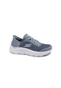 1 - SKECHERS 124836 GO WALK FLEX blu scarpe donna sneakers memory foam slip-ins VEGAN