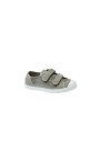1 - CIENTA 78777 170 gris claro grigio scarpe bambino strappi tessuto cotone profumate