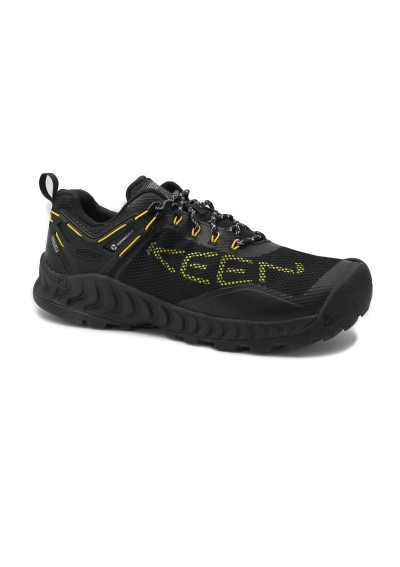 1 - KEEN 1025910 NXIS EVO WP black keen yellow nero giallo sneakers uomo waterproof