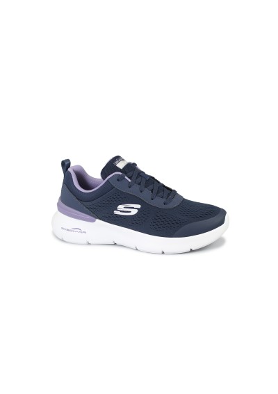 1 - SKECHERS 150370 SKECH AIR DYNAMIGHT 2.0 navy lavender blu scarpe donna ginnastica memory foam