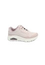 1 - SKECHERS 177794 UNO FLEX rosa scarpe donna memory foam ginnastica lacci