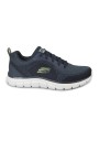 1 - SKECHERS 232699 GLENDOR navy lime scarpe uomo memory foam lacci