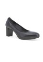 2 - MELLUSO D5125D  nero scarpe donna decolletè pelle tacco