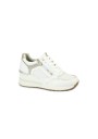 1 - STONEFLY 222494 white bianco scarpe donna sneakers lacci zip pelle