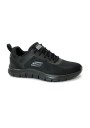 1 - SKECHERS 232698 TRACK nero scarpe uomo sneakers lacci memory foam